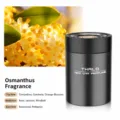 Solid car perfume balm, long-lasting osmanthus fragrance for vehicle interior, premium style. - Osmanthus