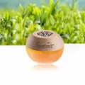 Round car home air freshener aroma diffuser with carved lid and frosted glass bottle. - Cologne Scent