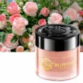 Car air freshener solid perfume glass jar long lasting fragrance romantic rose decor - Chanai Style