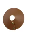 Outdoor detachable vintage leather lampshade for camping pendant lighting garden light cover - Dark Brown
