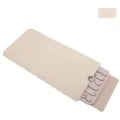 Bolsa de almacenamiento para teclado de cuero PU funda antipolvo vista detallada textura. - Blanco Roto