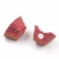 Rosa Glitzer Leder Rollschuhe Zehenschuetzer Kappen fuer Damen Maedchen Sport Zubehoer - Rot