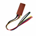Leather ribbon bookmark multi-color ribbon book marker for bible and daily reading stationery - Brown