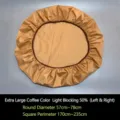 Extra large brown universal lampshade cover, 50% shading, fits round and square lights. - Extra Large / Coffee