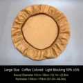 Replacement lamp shade protective cover brown light filtering lighting accessory part - XL / Coffee