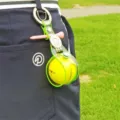 Outdoor Klarglas PVC Golfballtasche Einzelpack Taillentasche Gelee Farbe Golf Zubehoer Detail - Gelb
