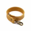 Minimalist luxury metal buckle curtain tie back single strap for elegant home decor use. - Yellow