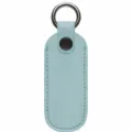 Funda protectora de cuero azul claro para memoria USB, bolso llavero portátil. - Azul Claro