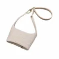 Winter warm teddy fleece coffee cup sleeve with portable strap for daily insulated use. - Off White