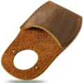 Protecteur de pouce en cuir pour le travail du bois sculpture accessoire en vache robuste - Marron