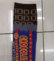 Women's creative chocolate wrapper design mid-tube cotton socks, fun autumn winter socks. - One Size / Chocolate Style