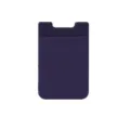 Portacarte elastico a U per telefono cellulare di colore viola scuro per smartphone. - Blu Scuro