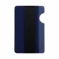 Elastische telefoon kaarthouder sticker Lycra stof kaartenportemonnee achterkant - Marineblauw
