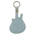 Porte-médiator de guitare en cuir bleu clair étui de rangement accessoire de musique - 6.7x13.5cm / Bleu clair