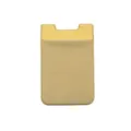 Portafoglio adesivo in spandex elastico per cellulare tasca posteriore per carte. - Giallo