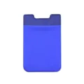 Portacarte elastico in Lycra per telefono, tasca adesiva per carte di credito e documenti. - Blu