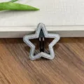 Fermaglio per capelli a stella glitter argento dolce e cool per donne accessori - Stella Argentata