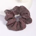 Coletero de pedrería burdeos, goma de pelo brillante con cristales accesorio para mujer - Rojo oscuro centelleante