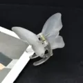 Pinza de pelo de mariposa mate, accesorio capilar de acrílico translúcido para mujeres. - Gris