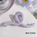 Pince a cheveux en resine violet clair, design tortille elegant pour coiffures et usage quotidien. - 7# Pince Vague Violette