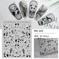3D Panda Nagelstickers Schattige Bamboes Manicure Stickers Ultradunne Nail Art 80x105mm - DH-523