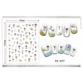 3D Chinese stijl nail art stickers met traditionele antieke dames en mooie motieven. - Dames en Bloemen (DD-077)