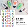 3D Chinese draak nail art stickers zelfklevende nageldecors manicure 80x105mm toebehoren - DD-508