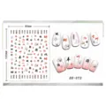 Chinese stijl 3D Chinese kalligrafie teken nagelkunst stickers vel 80x103mm nieuw - Chinese Stijl Kalligrafie Stijl (DD-073)
