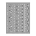 Holografische ster en punt nagelsticker vel voor stijlvolle manicure decoraties en art. - DH-1100 / Aurora Kleur