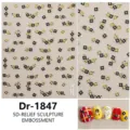 5D reliëf nagelstickers zwart goud bloem reliëf ontwerp DIY manicure stickers decoreer. - Dr-1855 (Goudstempelen)