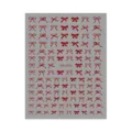 Red bow nail art stickers 3D self-adhesive decals for manicure decorations DH-1072 - DH-1072 / Laser Red