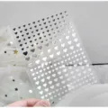 3D silver heart nail art stickers self-adhesive mini love hearts manicure decals - DH-539 / Silver