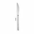Coltello da bistecca martellato in acciaio inox, 240 mm, design moderno per casa e hotel. - Coltello da Tavola / Acciaio 420 Lucidato a Specchio Alto