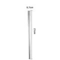 Bacchette quadrate in acciaio inox da cucina stoviglie domestiche in metallo 21cm - Quadrato Completo / 21cm