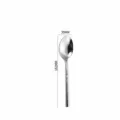 Cucchiaio da dessert martellato in acciaio inox 304, posata elegante per casa e hotel. - Cucchiaio da Dolce / Acciaio 304 Lucidato a Specchio Alto