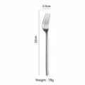 Forchetta da tavola in acciaio inossidabile dal design elegante, utensile da cucina. - Forchetta da Tavola / Rinforzato/Spessorato