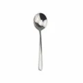Cucchiaio in acciaio inox 304 stoviglie elegante servizio manico lungo lucido - Cucchiaio da Dessert Rotondo Elegante