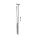 Bacchette quadrate in acciaio inossidabile con design antiscivolo, stoviglie da cucina 22.5cm. - Semi Quadrato / 23cm