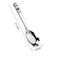 Cucchiaio da zuppa in acciaio inox 304 da 17,7 cm con carattere tradizionale Fu. - Carattere cinese "Fu" (fortuna) / Taglia L