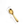 Cucchiaio da zuppa in acciaio inossidabile dorato 15cm elegante utensile cucina - Taglia S / Oro