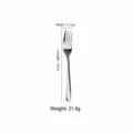 Forchetta da tavola in acciaio inossidabile, 16cm posate occidentali eleganti pezzo unico. - Forchettina da Tè Elegante