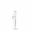 Tenedor de fruta de acero inoxidable con mango diamantado martillado, 144mm de largo. - Tenedores de té martillados