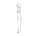 Fourchette de table en acier inoxydable, design taille fine, couverts élégants, 18.5 cm, vaisselle durable. - Fourchette à Dessert Style Épais