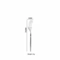 Tenedor de fruta de acero inoxidable, diseño creativo, 142 mm, ligero y resistente para mesa. - Tenedores de té lisos