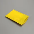 Bolsa de cierre hermético de PE amarillo bolsa de almacenamiento de joyas de plástico - 20 Seda 5x8cm (Paquete de 100 pzas) / Amarillo