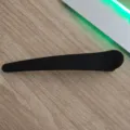 Grande Pinza de Pelo Pico de Pato Negra Mate Sin Costura Flequillo para Salon Estilo - 12cm / Negro