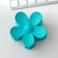 Nuevo verano color caramelo flor mate pinza pelo accesorio cabello macaron para mujeres - Esmeralda