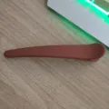 Large matte brown duckbill hair clip for women, professional styling tool, size 12cm - 12cm / Camel