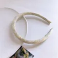 Idyllic fabric headband for women, stylish hair accessory, comfortable daily wear hair hoop. - Yellow