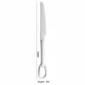 Coltello da tavola in acciaio inossidabile con manico ad anello, bistecca per casa e hotel. - Coltello da Tavola